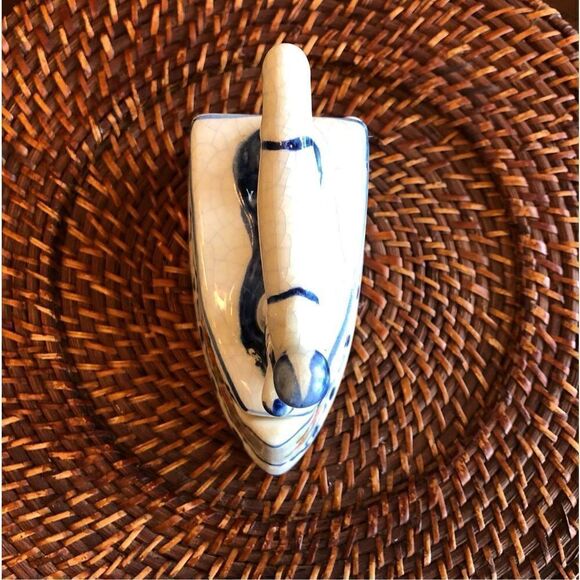 VINTAGE - 🎉HP🎉 Unique Decorative Porcelain Jewelry/Trinket BoxFrench Country - Picture 5 of 16